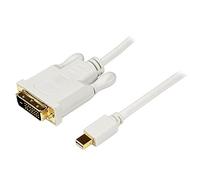 StarTech.com Cavo adattatore da mini Displayport a DVI da 90cm , Cavo convertitore da Mini DP a DVI risoluzione 1920x1200 e HDTV fino a 1080p, Compatibile PC/MAC -Thunderbolt, Bianco (MDP2DVIMM3W)