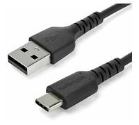 StarTech.com Cavo adattatore da USB 2.0 a USB-C di 1 m - Fibra aramidica e Protezione EMI - Cavo di ricarica TPI -Nero (RUSB2AC1MB)