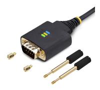 StarTech.com 6.6ft/2m USB to Serial Adapter Cable, COM Retention, FTDI, USB-A to