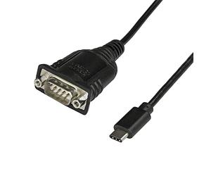 StarTech.com Cavo adattatore da USB C a seriale con COM Port Retention, Cavo convertitore USB tipo C a RS232 (DB9) da 40cm (ICUSB232PROC)