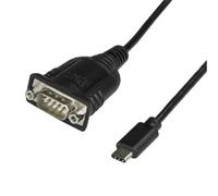 StarTech.com Cavo adattatore da USB C a seriale da 40cm - Cavo convertitore da USB tipo C a RS232 (DB9) - Cavo seriale USB type C per PLC, scanner, stampanti - Maschio/Maschio - Windows/Mac/Linux