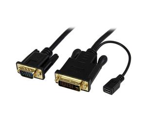 StarTech.com Cavo adattatore DVI a VGA di 91 cm - Convertitore attivo DVI-D a HD15 - M/M - 1920x1200 - Nouvo