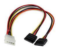 StarTech.com Cavo adattatore LP4 di alimentazione a Y, 2 x SATA, 30 cm