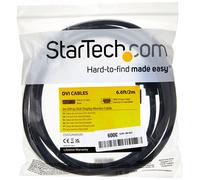 StarTech.com Cavo adattatore monitor DVI a VGA - Convertitore analogico Femmina / Maschio da 15pin 2m Nero