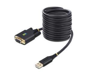- StarTech.com - Cavo adattatore seriale a null modem USB da 10 piedi (3m), viti/nut intercambiabili DB9, retention COM, Stati Uniti