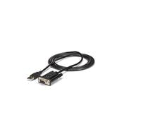 StarTech.com Cavo adattatore seriale DCE 1 porta USB a RS232 DB9 null modem con FTDI (USB TO NULL MODEM RS232 DB9 - SERIAL DCE