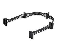 ST PYO4SATA - 4X cavi splitter SATA 15 pin, 40 cm, nero