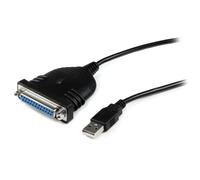 StarTech.com Cavo adattatore stampante USB a parallela DB25 - 1,80 m M/F