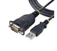 StarTech.com Cavo Adattatore USB a Seriale 1 m - Convertitore da USB a Seriale con Porta COM, Cavo USB Seriale RS232/DB9 Maschi