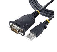 StarTech.com Cavo Adattatore USB a Seriale 1 m - Convertitore da USB a Seriale con Porta COM, Cavo USB Seriale RS232/DB9 Maschi