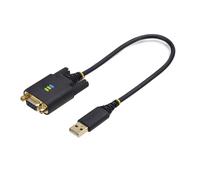 StarTech.com Cavo Adattatore USB a Seriale Null Modem da 30cm, Convertitore da