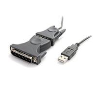 StarTech.com Cavo Adattatore USB a Seriale RS232 DB9/DB25, Cavo Adattatore Seria