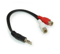 StarTech.com Cavo audio stereo 15 cm - 3,5 mm maschio a 2 femmina RCA