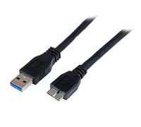 Startech. Com Cavo Certificato 1 m USB 3.0 Super Speed SS Micro USB B Maschio a USB A Maschio Adattatore - Nero - Cavo USB 3.0, USB a, Micro-USB B, 20 cm, 22 cm, 1 cm
