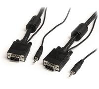StarTech.com Cavo coassiale estensione video VGA monitor ad alta risoluzione 2 m con audio HD15 M/M (2M COAX HIGH RESOLUTION MO