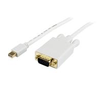 Startech.Com Cavo Convertitore Adatattore Mini Displayport a VGA da 3 M, Mdp a VGA 1920X1200, Bianco