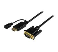 StarTech.com Cavo Convertitore attivo HDMI a VGA - Adattatore HDMI a VGA M/M - 1920x1200 / 1080p da 3m