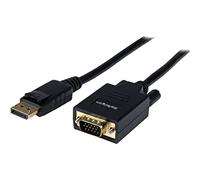 StarTech.com Cavo da DisplayPort a VGA da 1,8 m, Cavo adattatore da DisplayPort a VGA attivo, Video 1080p, Cavo monitor da DP a VGA, Convertitore da DP 1.2 a VGA, Connettore DP a scatto (DP2VGAMM6)