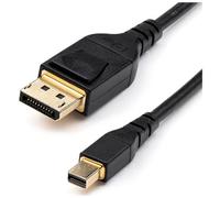 STARTECH.COM - Cavo da Mini DisplayPort 1.4 Supporto Video 8K per Monitor / Proiettore da 1 metro Colore Nero