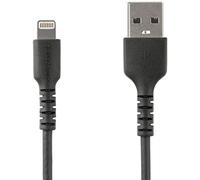 StarTech.com Cavo da USB-A a Lightning 2m nero, Robusto e resistente cavo in fibra aramidica, Certificato Apple Mfi (RUSBLTMM2MB)