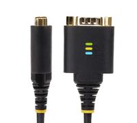StarTech.com Cavo da USB a seriale a 2 porte da 60 cm, Viti/dadi DB9