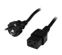 StarTech.com Cavo di alimentazione CEE7 verso IEC 320 C19 di 2m per laptop - M/F - Nouvo