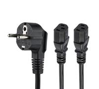 Startech Cable 2 M Schuko One Size Black