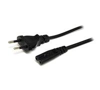StarTech.com Cavo di Alimentazione per Notebook da 2m; Cavo Elettrico AC da Spina UE a C7 2,5A-250V, 18AWG, Cavo di Ricambio per Alimentatori Notebook, Stampanti, Monitor - Certificato UL (PXT101NBEU)