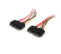 ST SATA22PEXT - Cavo SATA 22 pin 6 Gb/s pz > SATA 22 prese pin, 30 cm, rosso
