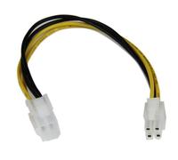 StarTech.com Cavo di estensione per alimentatore CPU 4P 8" ATX12V 4 pin - M/F (8in ATX12V 4 Pin P4 CPU Power Extension Cable)
