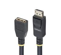 StarTech.com Cavo di Prolunga DisplayPort 1.4 da 3m, Cavo DP 1.4, 8K 60Hz, Cavo Adattatore da DisplayPort a DisplayPort, M/F