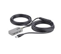 StarTech.com Cavo di Prolunga USB 3.0 da 10m con Hub di Estensione a 4 Porte USB