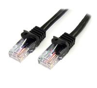STARTECH Cavo di rete Cat5e UTP - Senza ganci - 5 m - Cavo Ethernet RJ45 anti-groviglio - Cavo patch - M/M - Nero