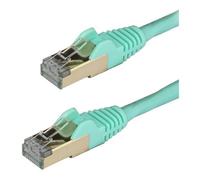 Startech.Com Cavo di rete 6A STP Patch Cable Turchese 0,5m 6ASPAT50CMAQ