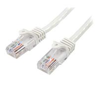 StarTech.com Cavo di rete CAT 5e, Cavo Patch Ethernet RJ45 UTP Bianco da 2m antigroviglio, Cavo RJ45 M/M Cat 5e