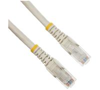 StarTech.com Cavo di rete CAT 6, Cavo Patch Ethernet RJ45 UTP bianco da 1m antigroviglio, cavo gigabit categoria 6