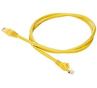 StarTech.com Cavo di rete CAT 6, Cavo Patch Ethernet RJ45 UTP giallo da 1m antigroviglio, cavo gigabit categoria 6