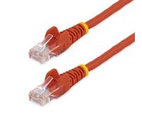 StarTech Cavo di Rete Cat5e Antigroviglio 7m, PoE, Rosso (45PAT7MRD) | Connettori Maschio/Maschio, Cavo UTP, Conduttori in Rame
