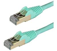StarTech.com Cavo di Rete Ethernet Cat6a - Cavo Schermato STP da 2m - Turchese
