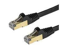 StarTech.com Cavo patch CAT6a da 1,5 m - Schermato STP - Filo di rame al 100 - Connettore antistrappo - Nero