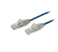 StarTech.com Cavo di Rete Ethernet Snagless CAT6 da 1,5m - Cavo Patch antigroviglio slim RJ45 - Blu