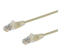 StarTech.com Cavo di Rete Ethernet Snagless CAT6 da 2m - Cavo Patch antigroviglio slim RJ45 - Grigio