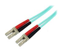 StarTech.com Cavo di rete patch Duplex in fibra ottica multimodale LSZH 50/125 da 10 Gb 10m LC-LC - acqua (CAVO DI RETE PATCH D