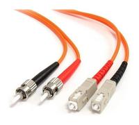 STARTECH.COM - Cavo di rete patch ST - SC 62.5/125 multimodale duplex in fibra ottica da 2m - Connettore patch ST-SC - arancione