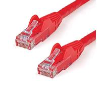 StarTech.com Cavo di Rete Rosso da 0,5m Cat6 UTP Ethernet Gigabit RJ45 Antigroviglio, 50cm