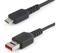 Alimentatore Startech.com 3ft (1m) secure charging cable, usb-a to micro usb data blocker ch