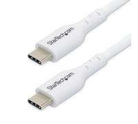 StarTech.com 3m (9.8ft) White USB-C Charging Cable, USB C Cable, USB 2.0 Type-C