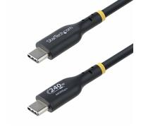 StarTech.com Cavo di Ricarica USB-C da 3m, cavo USB tipo C certificato USB-IF, 240W PD EPR, cavo traferimento dati USB 2.0