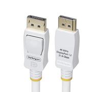 StarTech.com Cavo DisplayPort 1.2 Certificato VESA Bianco da 1,8 m, 4K 60 Hz, 21