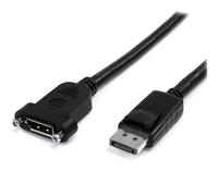 StarTech.com Cavo DisplayPort a Pannello da 1m - 4K x 2K - Adattatore DisplayPort 1.2 da Maschio a Femmina - Cavo di Prolunga D